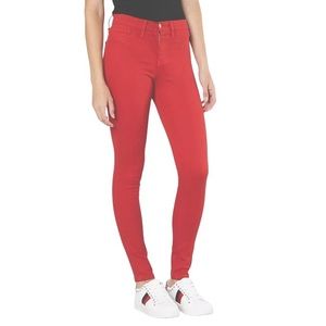 Flying Monkey || Red-Orange Skinny Stretch Jeans || Size 7